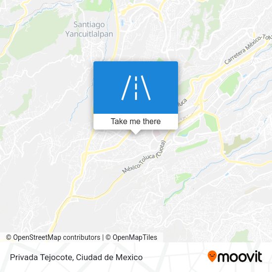 Privada Tejocote map