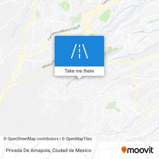 Mapa de Privada De Amapola