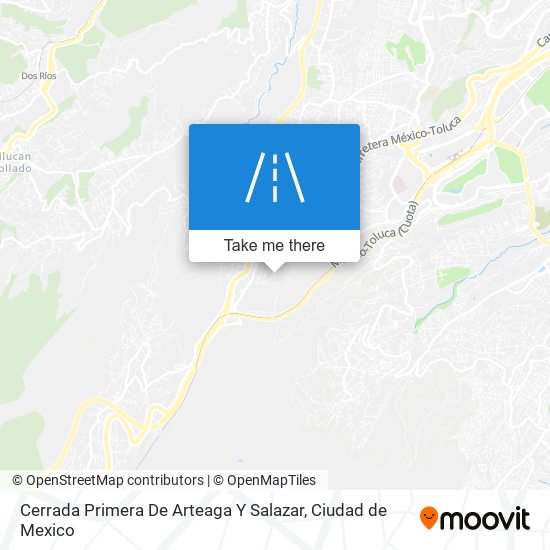 Cerrada Primera De Arteaga Y Salazar map