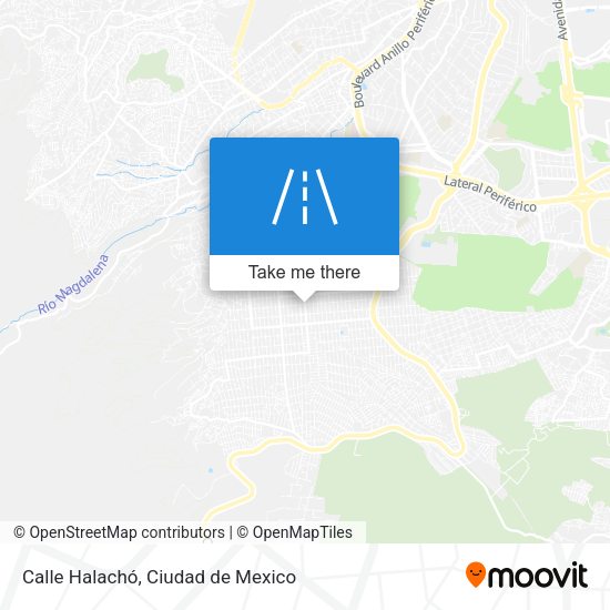 Mapa de Calle Halachó