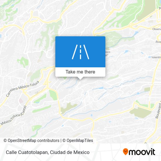 Calle Cuatotolapan map