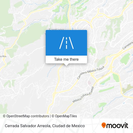 Mapa de Cerrada Salvador Arreola