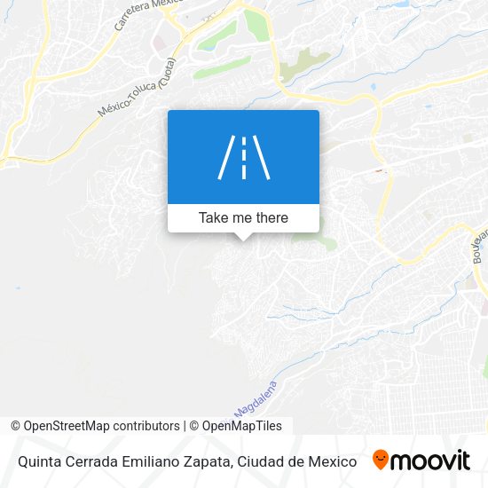 Quinta Cerrada Emiliano Zapata map