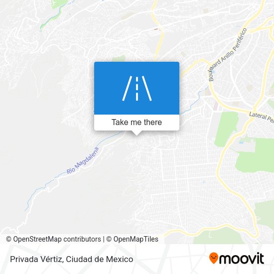 Privada Vértiz map