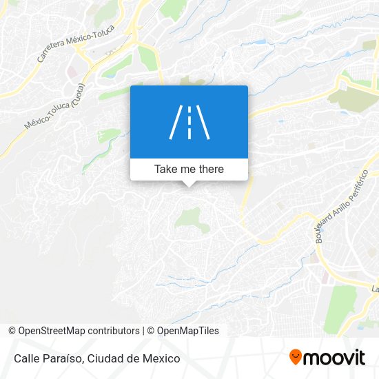 Calle Paraíso map
