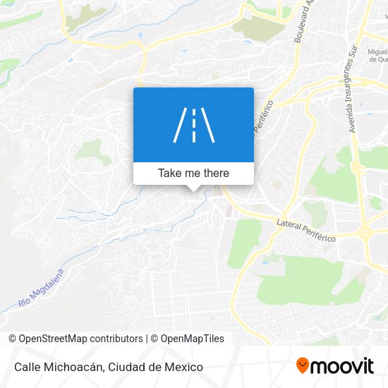 Calle Michoacán map