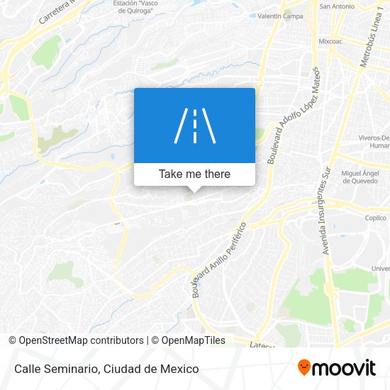 Mapa de Calle Seminario