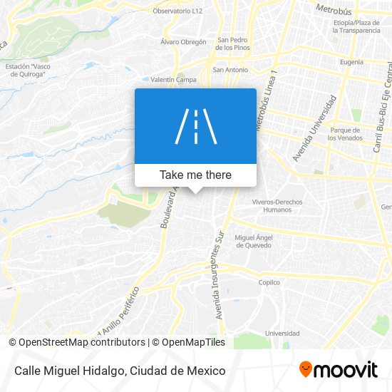 Calle Miguel Hidalgo map