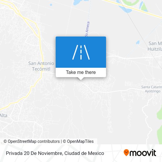 Privada 20 De Noviembre map