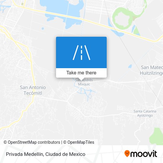 Mapa de Privada Medellín