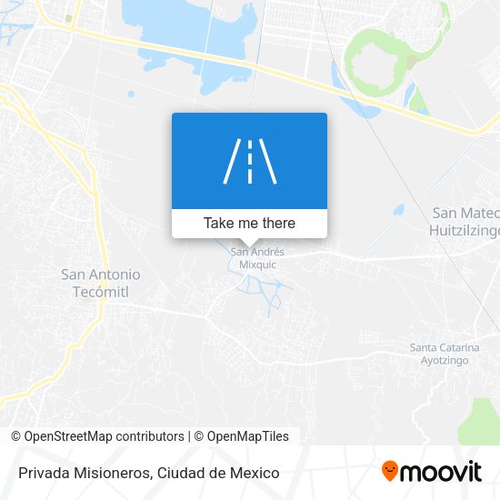 Privada Misioneros map