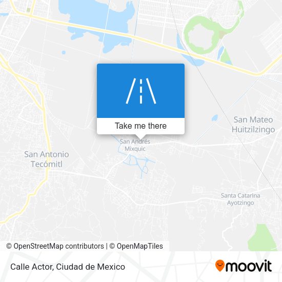 Mapa de Calle Actor