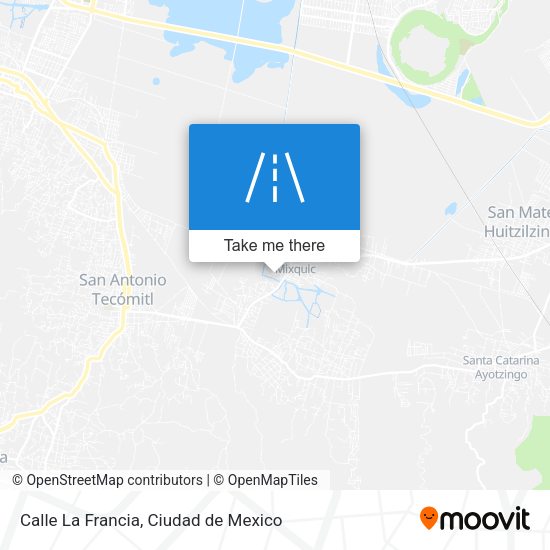 Calle La Francia map