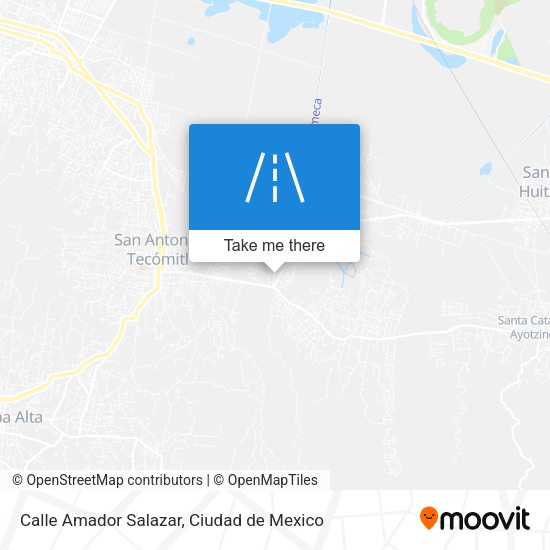 Mapa de Calle Amador Salazar