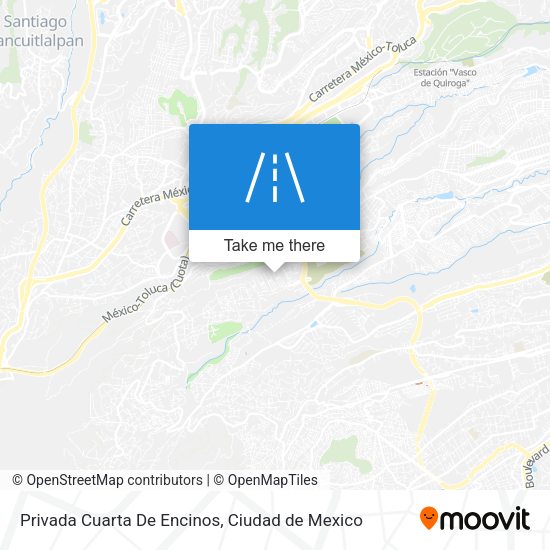 Privada Cuarta De Encinos map