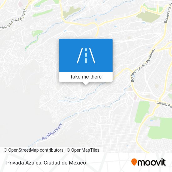 Privada Azalea map