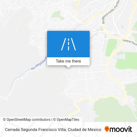 Mapa de Cerrada Segunda Francisco Villa
