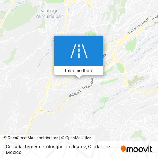 Cerrada Tercera Prolongación Juárez map