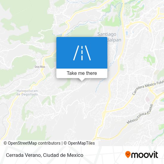 Mapa de Cerrada Verano