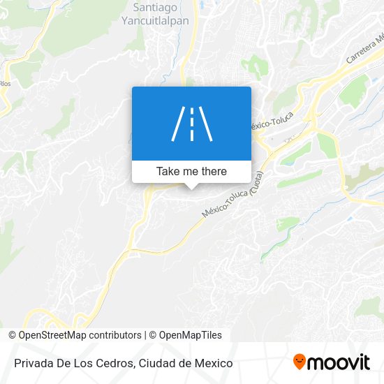 Mapa de Privada De Los Cedros