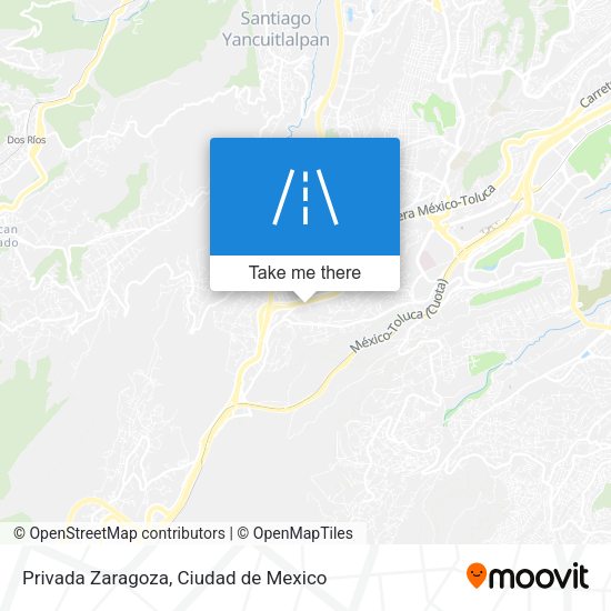 Privada Zaragoza map