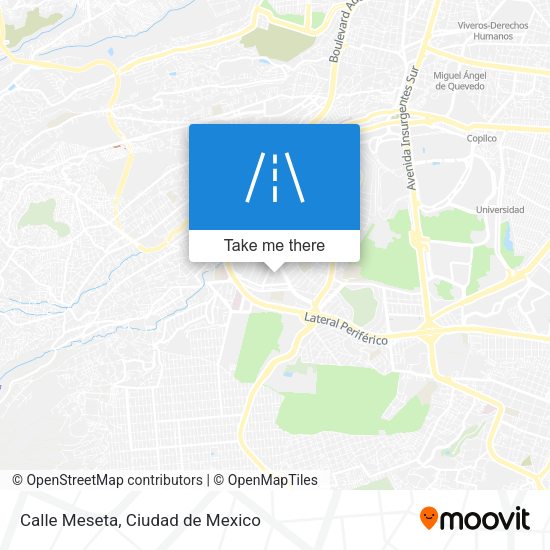 Mapa de Calle Meseta