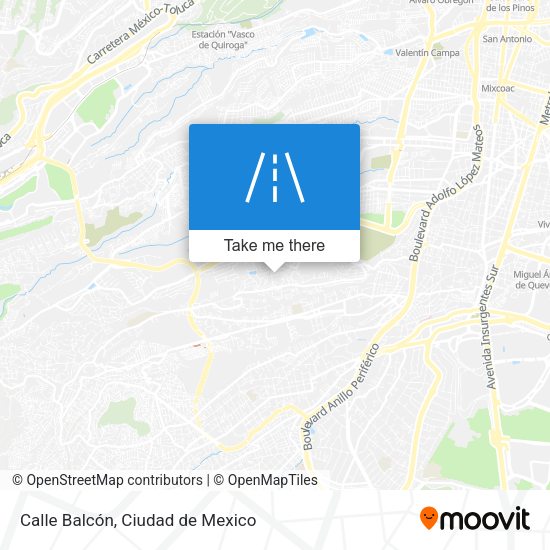 Calle Balcón map