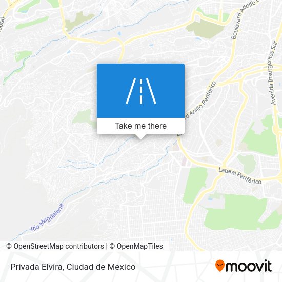 Privada Elvira map