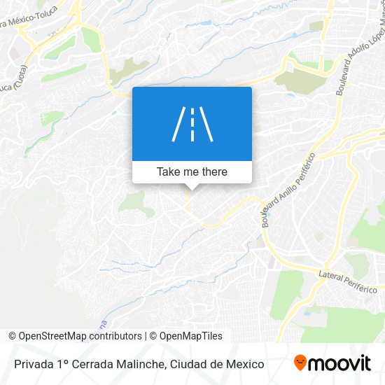 Mapa de Privada 1º Cerrada Malinche