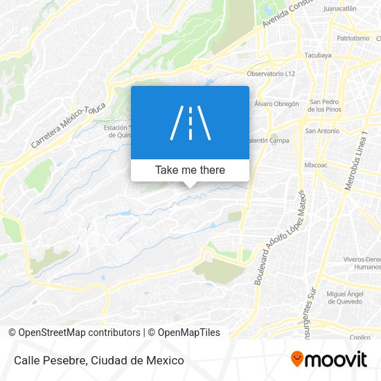 Calle Pesebre map