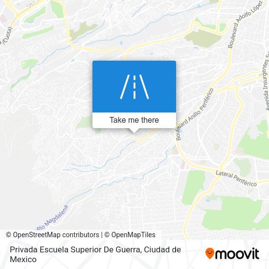 Mapa de Privada Escuela Superior De Guerra