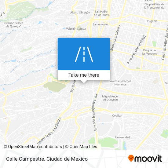 Calle Campestre map