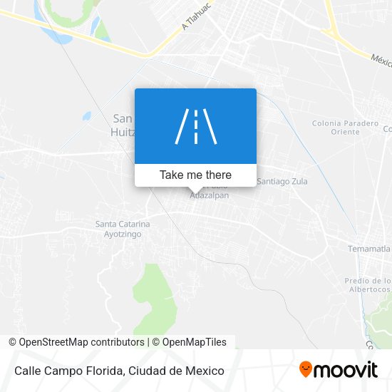 Calle Campo Florida map