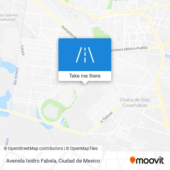 Avenida Isidro Fabela map