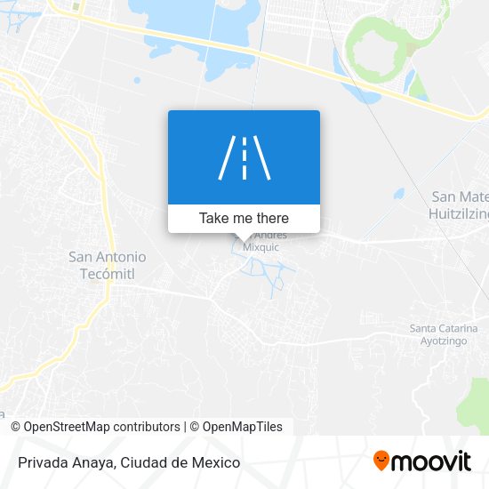 Mapa de Privada Anaya