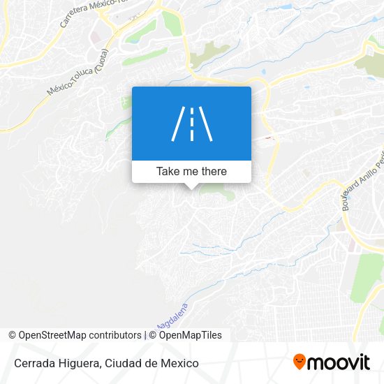 Cerrada Higuera map