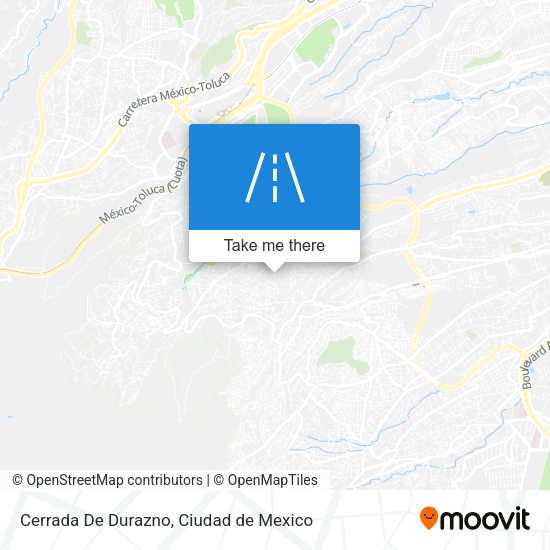 Cerrada De Durazno map