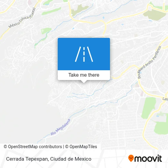 Cerrada Tepexpan map