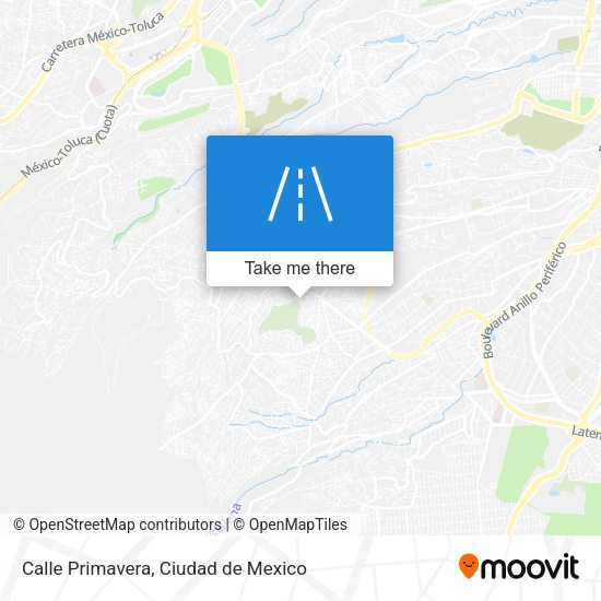 Calle Primavera map