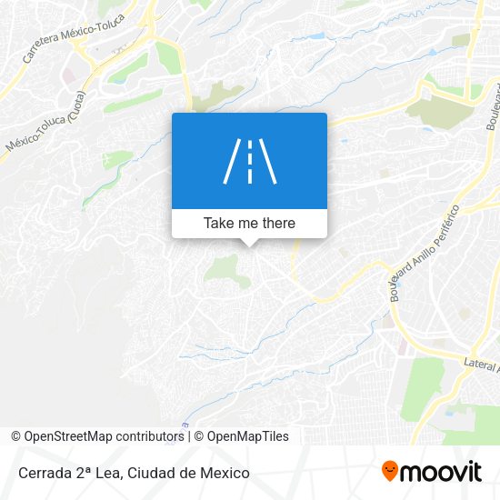 Cerrada 2ª Lea map
