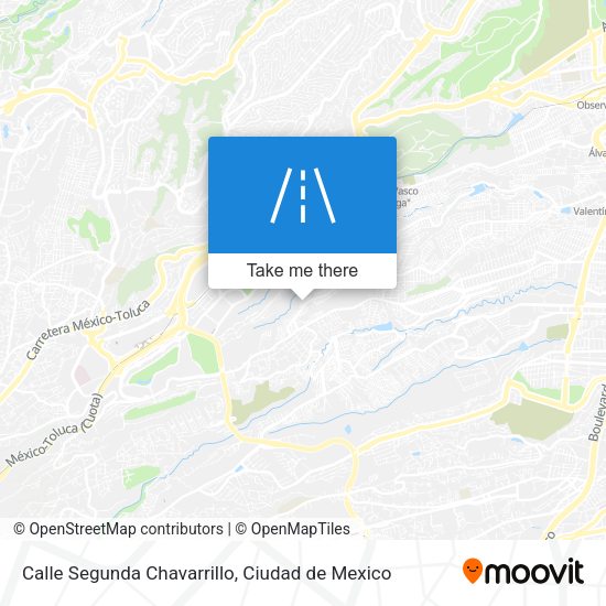 Calle Segunda Chavarrillo map