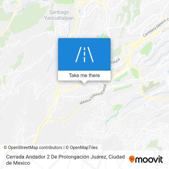 Cerrada Andador 2 De Prolongación Juárez map