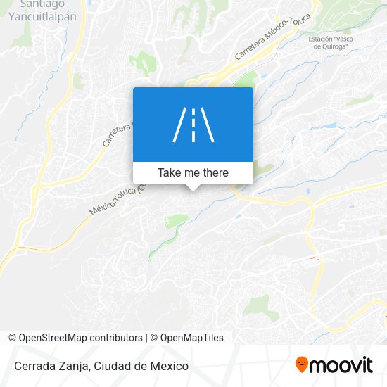 Cerrada Zanja map