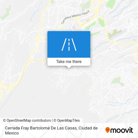 Mapa de Cerrada Fray Bartolomé De Las Casas