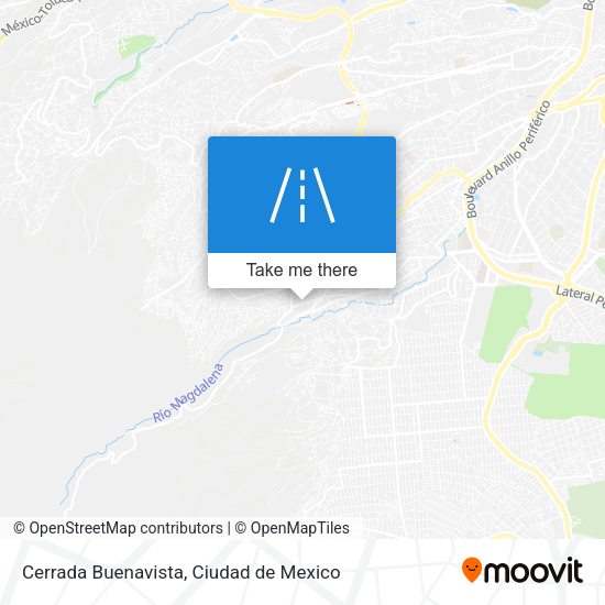 Mapa de Cerrada Buenavista