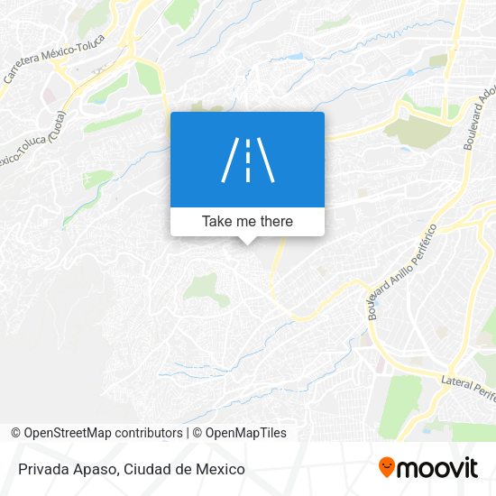 Mapa de Privada Apaso