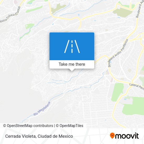 Mapa de Cerrada Violeta