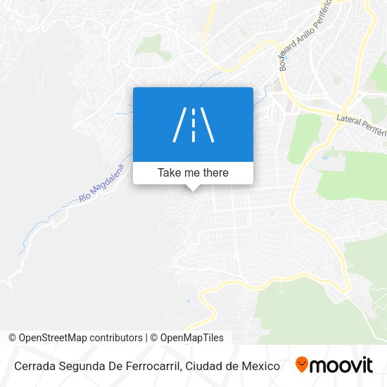 Cerrada Segunda De Ferrocarril map