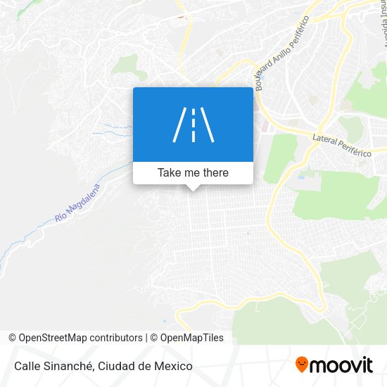 Mapa de Calle Sinanché