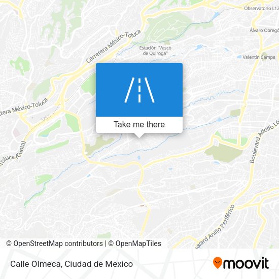 Mapa de Calle Olmeca